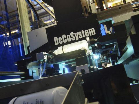 Sistema di ispezione a camera - SPECTRO-L150 - DeCoSystem S.r.l. - per l'industria tipografica / per bottiglie vuote