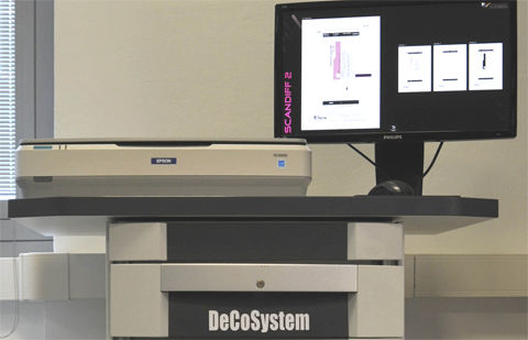 Sistema di ispezione digitale - SCANDIFF2, SCANDIFF2-CD - DeCoSystem S.r.l. - per l'industria tipografica
