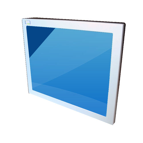 Monitor con touch screen resistivo - ELIOS-17SF - IPO Technologie - LED / industriale / 17"