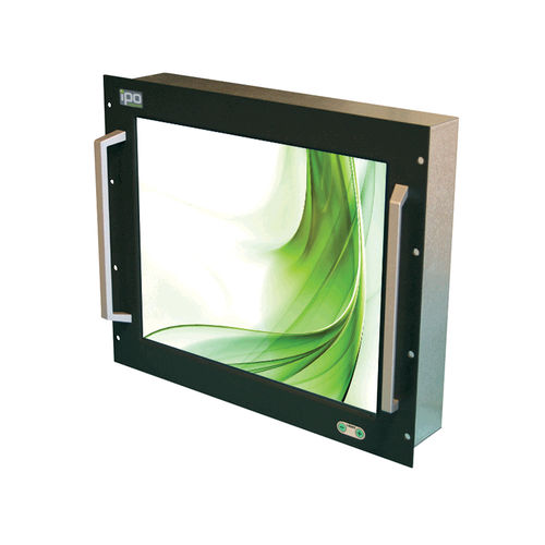 Monitor TFT - IRSVGA-19F - IPO Technologie - con touch screen resistivo / con retroilluminazione a LED / industriale