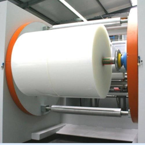 Bobinatrice di pellicole di plastica - diamat Maschinenbau GmbH - a motore / per linea di estrusione