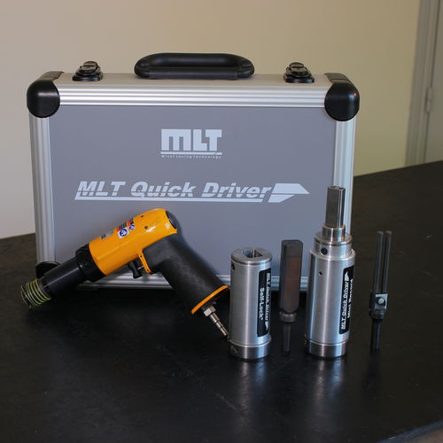 Scalpellatore pneumatico - MLT Quick Driver - MLT MINET LACING TECHNOLOGY SA - per cantiere / per impianto
