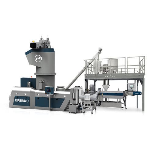 Linea di estrusione doppia vite - COREMA®  - EREMA Engineering Recycling Maschinen und Anlagen - compatta / di riciclaggio di materie plastiche / da compounding