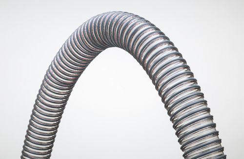 Tubo flessibile per prodotti alimentari - ESPIRO PU ANTIESTATICO® - ESPIROFLEX SA - per gas / per prodotto abrasivo / in PVC
