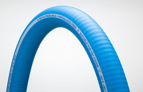 Tubo flessibile per fango - Metalpress Milk® - ESPIROFLEX SA - per alcool / per latte / per vino