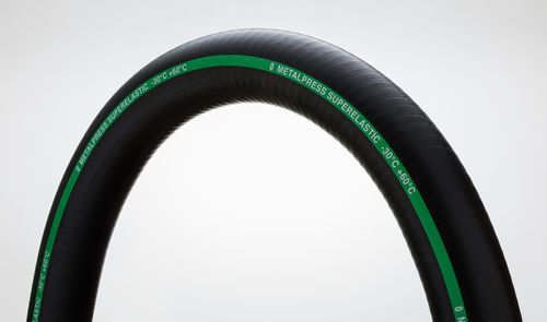 Tubo flessibile per prodotti chimici - Metalpress Superelastic® - ESPIROFLEX SA - in acciaio galvanizzato / in poliestere / in gomma termoplastica