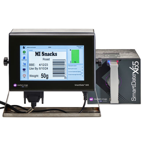 Codificatore a trasferimento termico di grande volume - SmartDate® X65 - MARKEM-IMAJE - da integrare / multicolore / ad alta risoluzione
