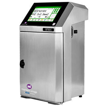 Stampante a getto di inchiostro continuo - 9750 E  - MARKEM-IMAJE - da integrare / a colori / con touch screen