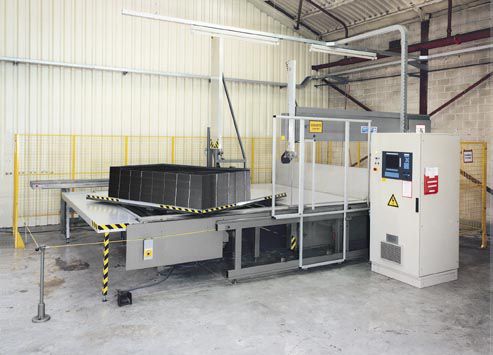 Macchina da taglio a lama continua - V 58 - Fecken-Kirfel GmbH & Co. KG, Maschinenfabrik - CNC / verticale / interamente automatizzata