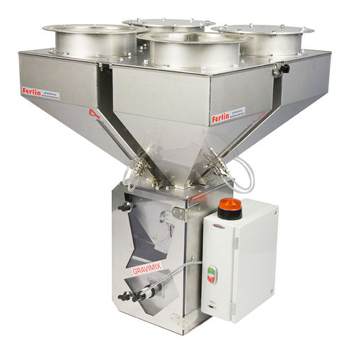 Miscelatore-dosatore gravimetrico - FGB FLECS - Ferlin Plastics Automation - di granulato / per granulati plastici / per l'industria delle materie plastiche