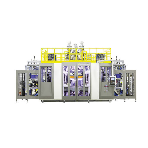 Macchina di soffiaggio di estrusione - FK/HBB-55G/100G/55GT30SD - Fong Kee Iron Works Co., Ltd. - di lattine per prodotti alimentari / a doppia stazione