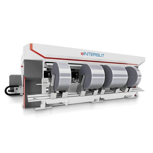 Taglierina ribobinatrice automatica - eINTERSLIT - IMS TECHNOLOGIES S.p.A. - modulare / per pellicole plastiche / per l'industria dell'imballaggio