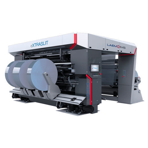 Taglierina ribobinatrice automatica - eXTRASLIT - IMS TECHNOLOGIES S.p.A. - compatta / ad alta velocità / per pellicole plastiche