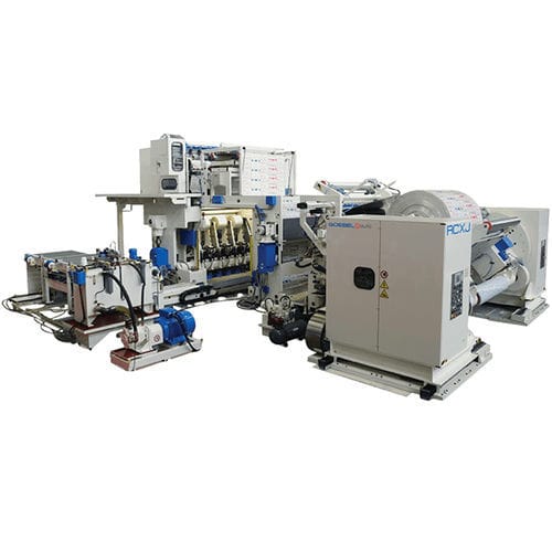 Taglierina ribobinatrice automatica - AZ 7 - IMS TECHNOLOGIES S.p.A. - ad alta velocità / per carta / per imballaggi