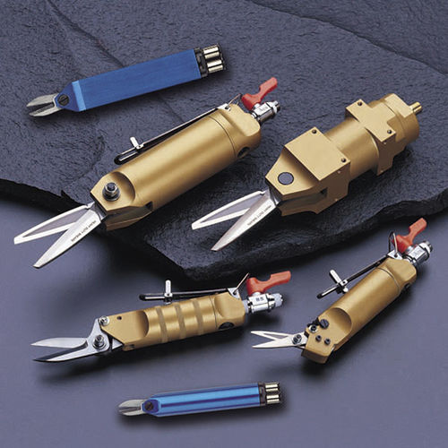 Cesoia pneumatica - GT-HWR series - AUTOMAX - per lamiera / per nastri metallici / portatile