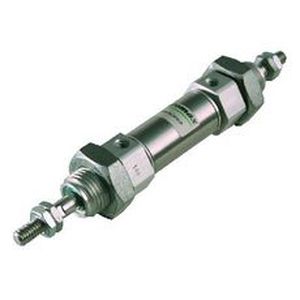 Cilindro pneumatico - CRDM-CWN series  - AUTOMAX - con asta attraversante / a doppio effetto / ISO