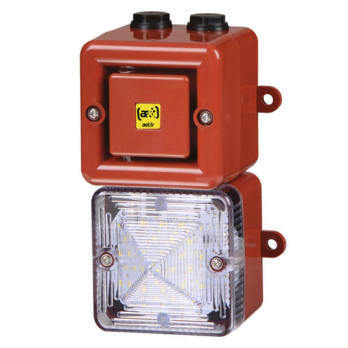 Sirena con luce a LED - TL100HV2 - ae&t - elettronica / robusta / IP66