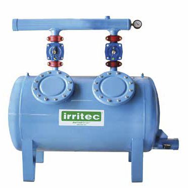Filtro ad acqua - IFER3V series - Irritec S.r.l. - a piastre / a sabbia / elettrostatico