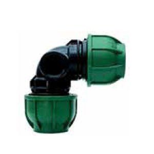Raccordo idraulico - IQ22220F0N series - Irritec S.r.l. - filettato / a gomito / in plastica