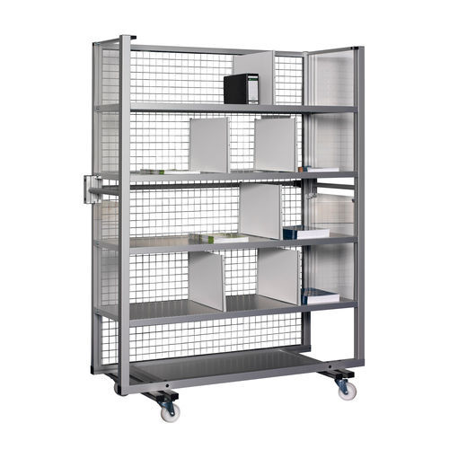 Carrello per preparazione di ordini - NORCAN - a ripiani / con rotelle / ergonomico
