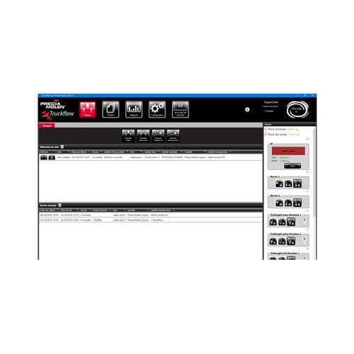 Software di gestione del flusso di camion - TRUCKFLOW - PRECIA MOLEN - di supervisione
