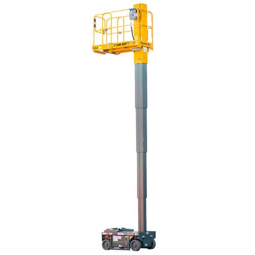 Piattaforma a sfilo verticale semovente - STAR 8S - Haulotte - elettrica / per interno / compatta