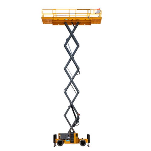 Piattaforma elevatrice a forbice su ruote - HS18 E PRO - Haulotte - elettrica / per uso in interni ed esterni / per terreno accidentato