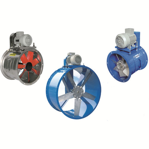 Ventilatore assiale - TS series - MORO - di circolazione di aria / industriale / con trasmissione a cinghia