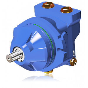 Motore idraulico a cilindrata variabile - MSI series - HYDRO LEDUC - a pistone sferico / per circuito aperto / con riduttore