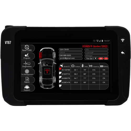 Scanner diagnostico per autoveicoli TPMS - vt67 - ATEQ - WiFi / lettura del numero VIN / per automobile