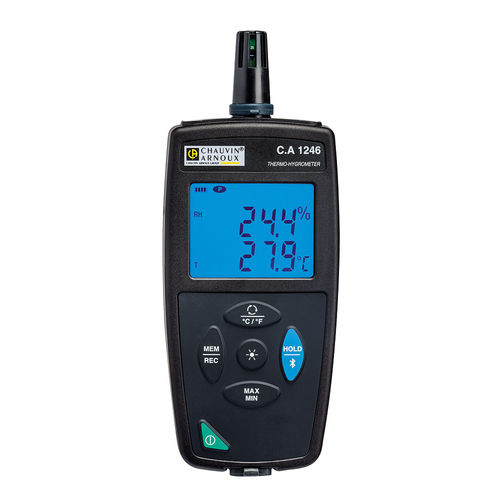 Termo-igrometro con display digitale - CA 1246  - CHAUVIN ARNOUX - con display LED / a lettura diretta / portatile
