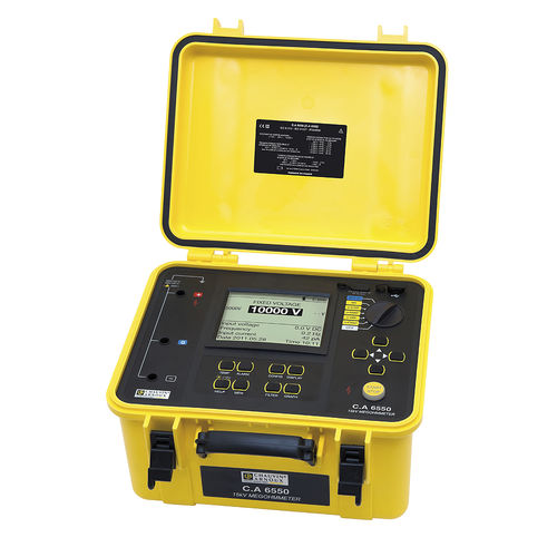 Tester di isolamento - CA 6550 - CHAUVIN ARNOUX - di tensione / antifurto / per impianto elettrico