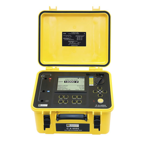 Tester di isolamento - CA 6555 - CHAUVIN ARNOUX - di tensione / antifurto / ad uso industriale