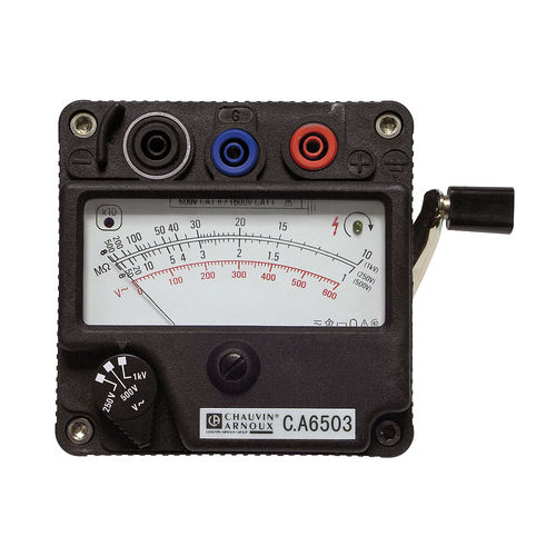 Tester di isolamento - CA 6503 - CHAUVIN ARNOUX - portatile / analogico