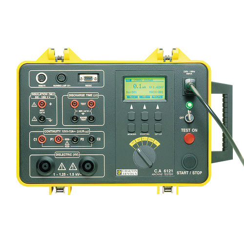 Tester di isolamento - CA 6121 - CHAUVIN ARNOUX - di continuità / dielettrico / per attrezzature elettriche