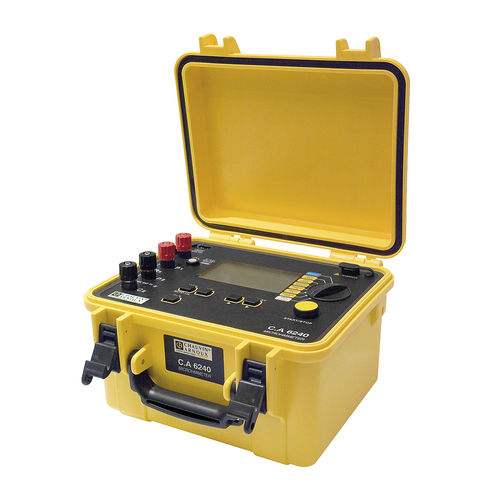 Microohmmetro digitale - CA 6240 - CHAUVIN ARNOUX - portatile / 4 cavi / rinforzato