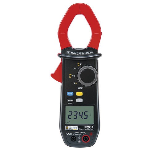 Multimetro a pinza digitale - F201 - CHAUVIN ARNOUX - portatile / 1000 V / 600 A