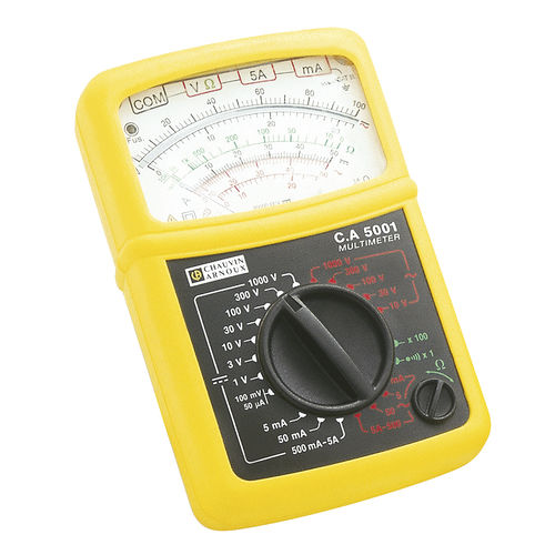 Multimetro analogico - CA 5001 - CHAUVIN ARNOUX - portatile / 600 V / 5 A