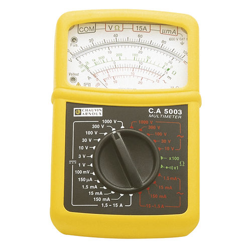 Multimetro analogico - CA 5003 - CHAUVIN ARNOUX - portatile / 600 V / 15 A