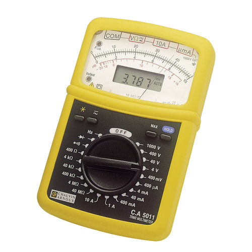 Multimetro analogico - CA 5011 - CHAUVIN ARNOUX - digitale / portatile / 600 V