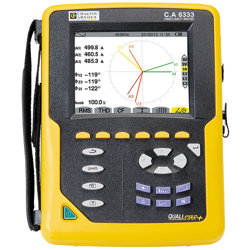 Analizzatore per rete elettrica - CA 8333 - CHAUVIN ARNOUX - di qualità di energia / portatile / compatto