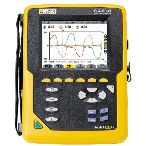 Analizzatore per rete elettrica - CA 8331 - CHAUVIN ARNOUX - di qualità di energia / portatile / compatto