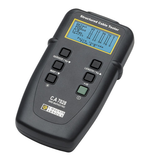 Tester per rete - CA 7028 - CHAUVIN ARNOUX - di reti LAN / di cablaggio