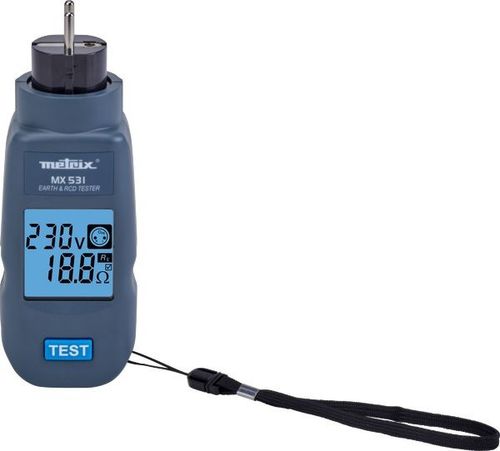 Tester di resistenza di terra - MX 531 - CHAUVIN ARNOUX - per impianto elettrico / per presa di corrente