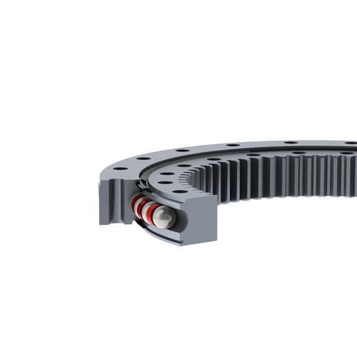 Ralla di orientamento a dentatura interna - STANDARD BALL SERIES - DEFONTAINE - ROLLIX - a sfere / a corona singola / per lavori pubblici (gru, escavatori)
