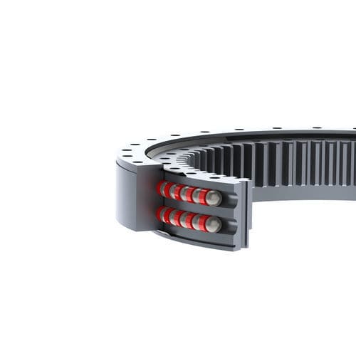Ralla di orientamento a due corone - STANDARD BALL SERIES - DEFONTAINE - ROLLIX - a dentatura interna / a sfere / per lavori pubblici (gru, escavatori)