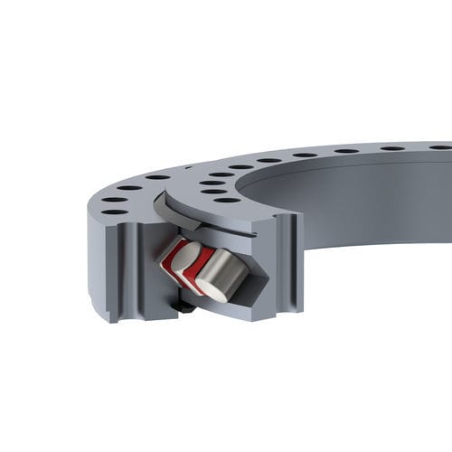 Ralla di orientamento a rulli incrociati - Crossed roller series - DEFONTAINE - ROLLIX - senza dentatura / a corona singola / per centrale eolica