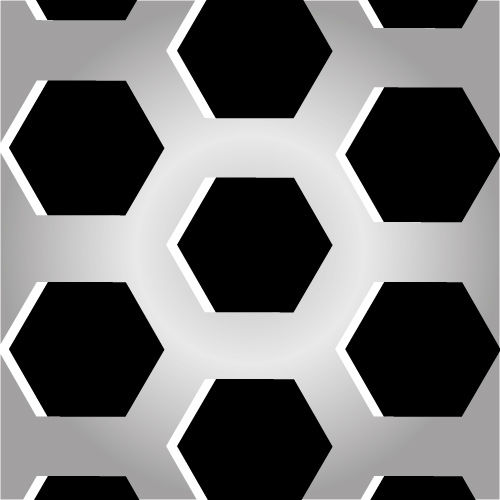 Lamiera perforata - H 6 T 7.5 - GANTOIS INDUSTRIES - in acciaio / per soffitto / per rivestimento di facciata
