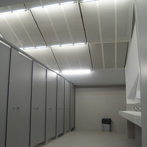 Lamiera perforata - LR series - GANTOIS INDUSTRIES - in acciaio / per controsoffitto / per rivestimento di facciata