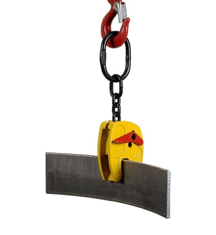 Morsetto Di Sollevamento Per Lastre 2T (2000 Kg) - Capacità 0-25 Mm, In Acciaio Legato Blu/nero, Per Cemento E Metalli - 9